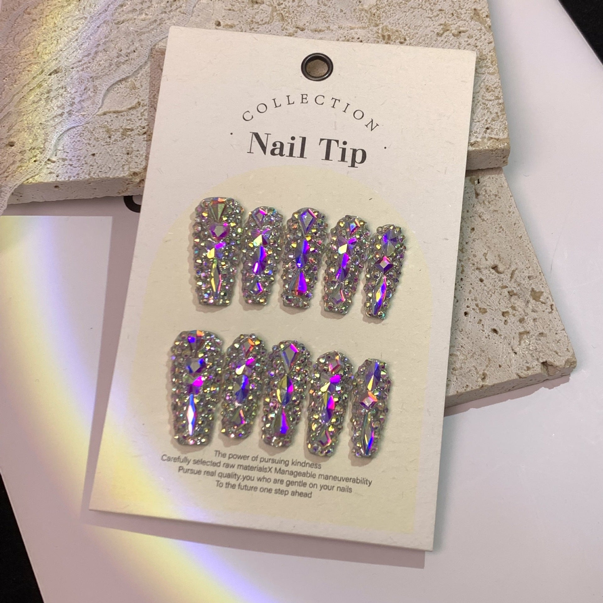 Diamond Press on nails