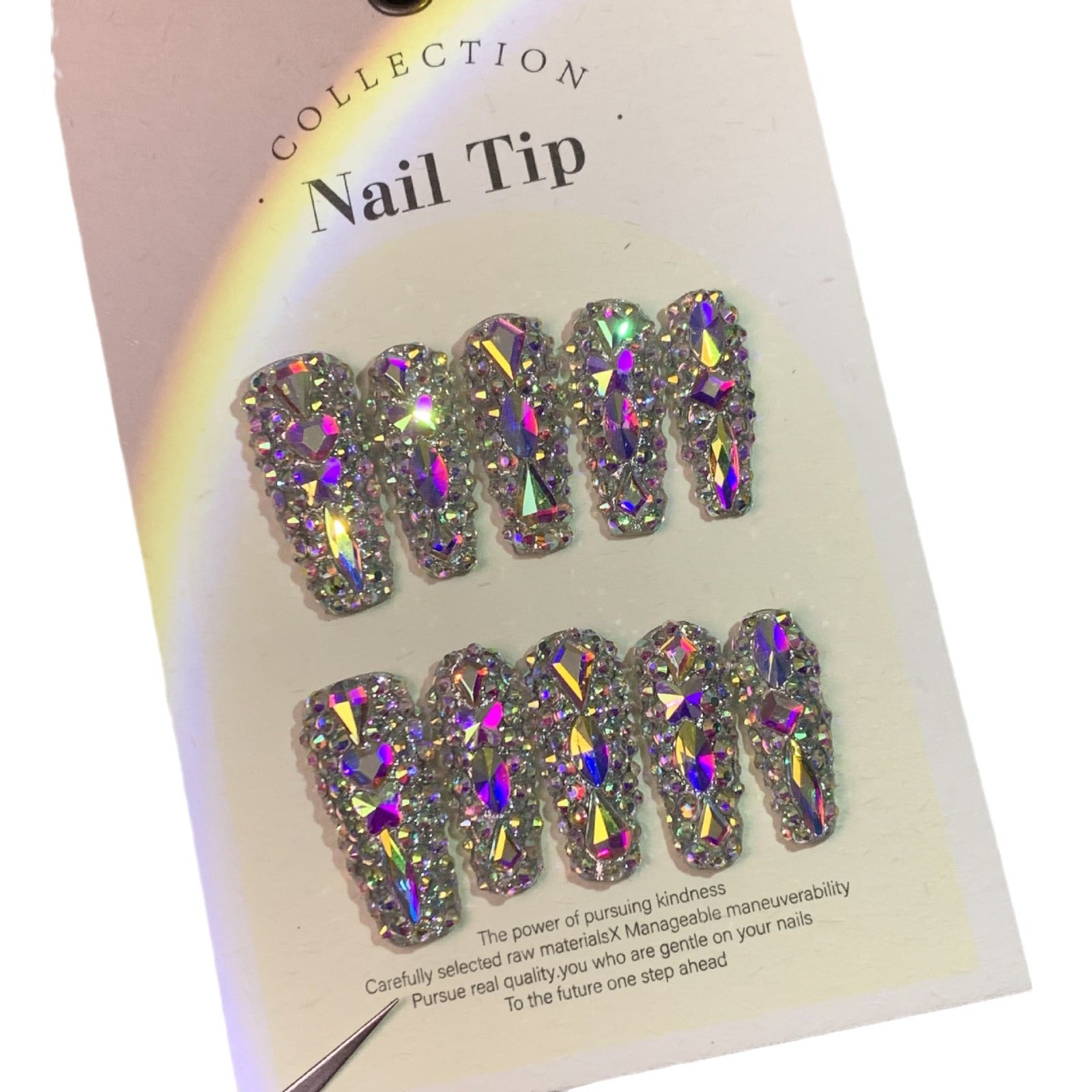 Diamond Press on nails