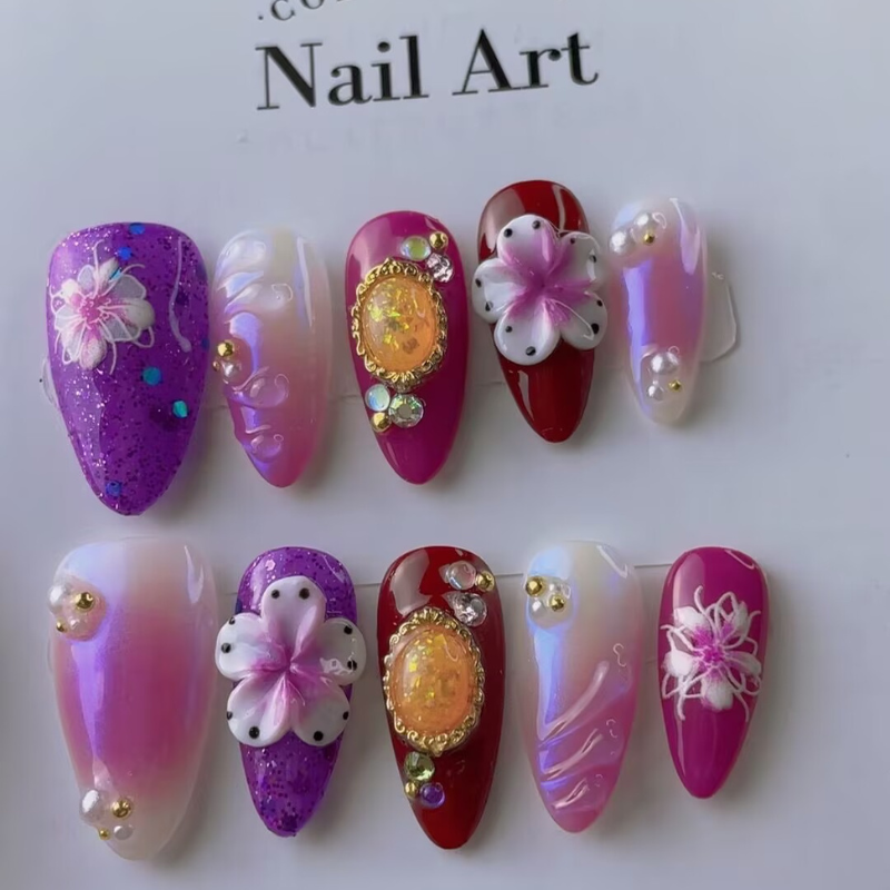 Almond Shape Nails No.156