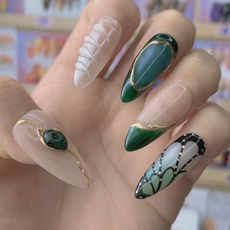 Almond Shape Nails No.174