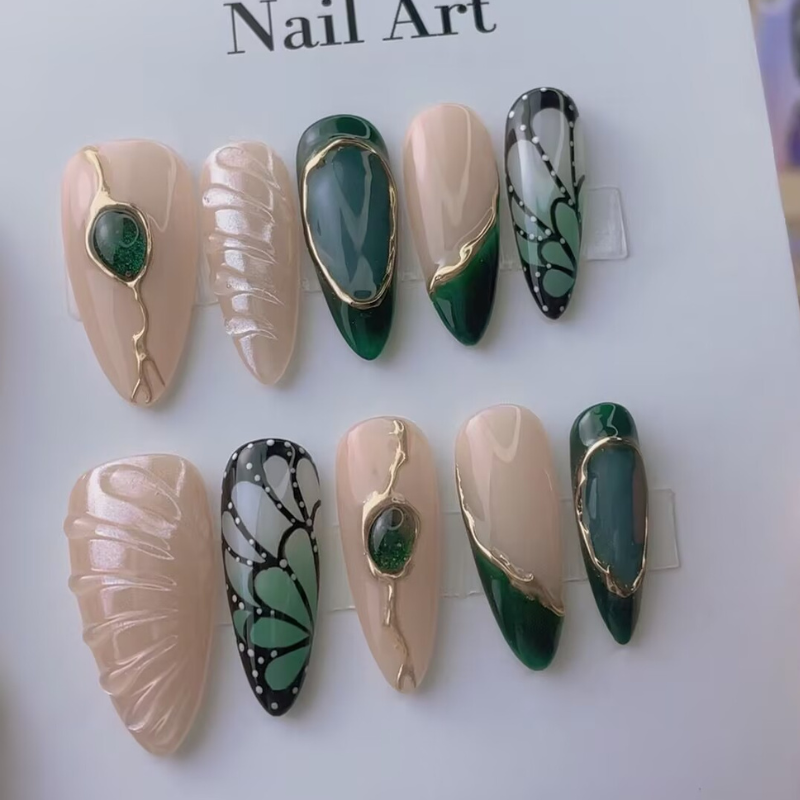 Almond Shape Nails No.174