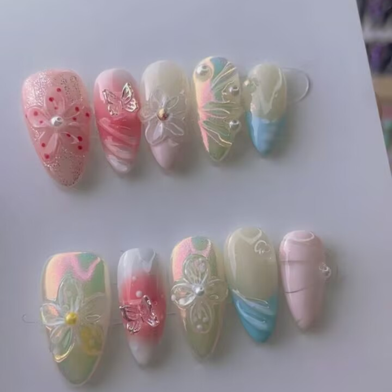 Almond Shape Nails No.148