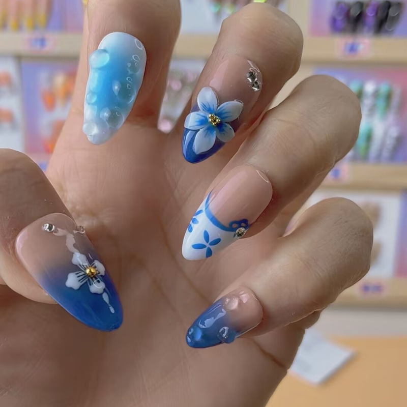 Almond Shape Nails No.158