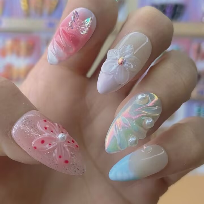 Almond Shape Nails No.148