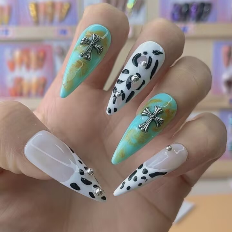 Handmade nails Pointy style 18