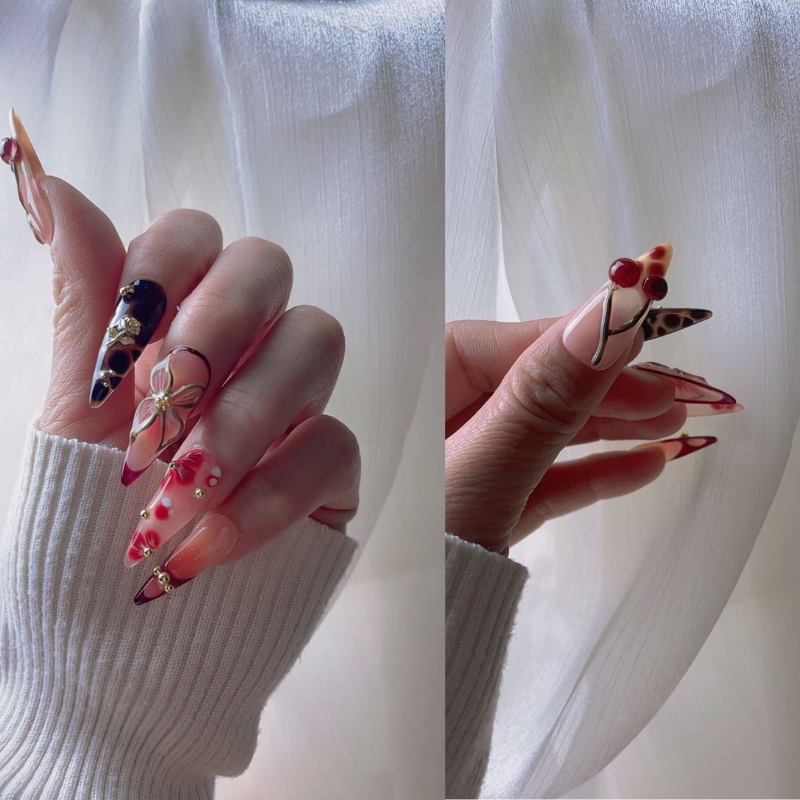 Handmade nails Pointy style 43