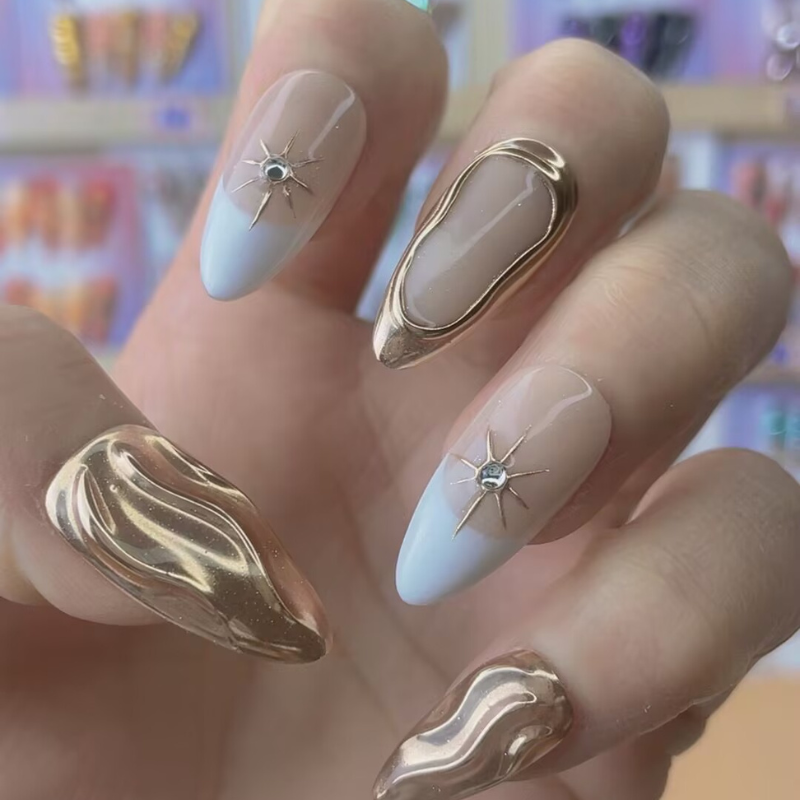 Almond Shape Nails No.162