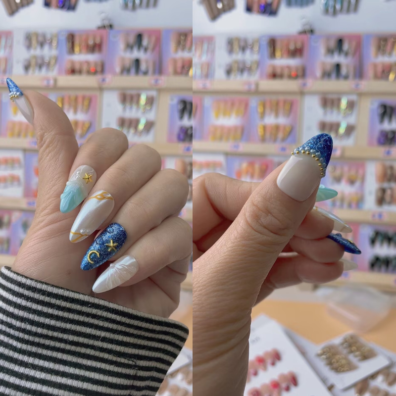 Almond Shape Nails No.163