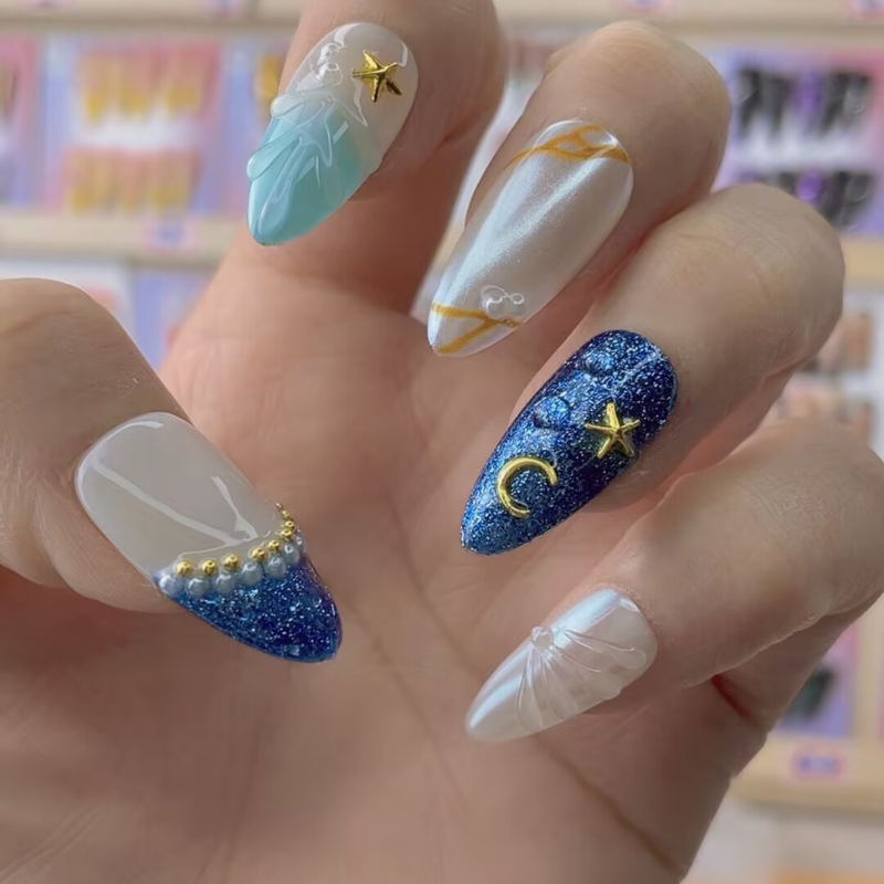 Almond Shape Nails No.163