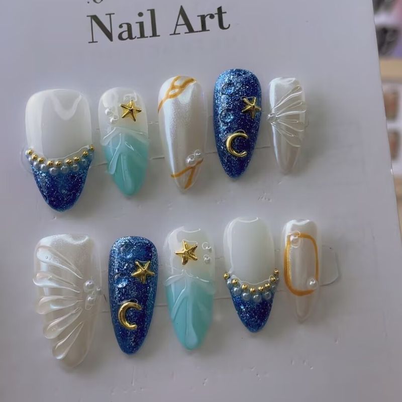 Almond Shape Nails No.163