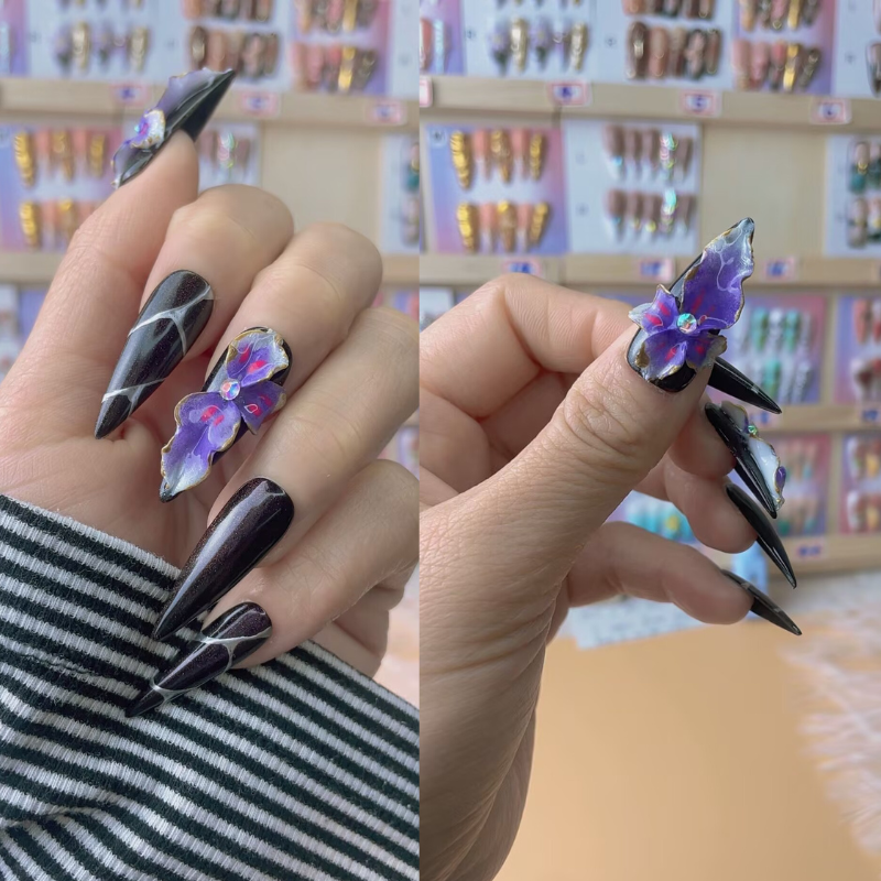 Handmade nails Pointy style 0328-3