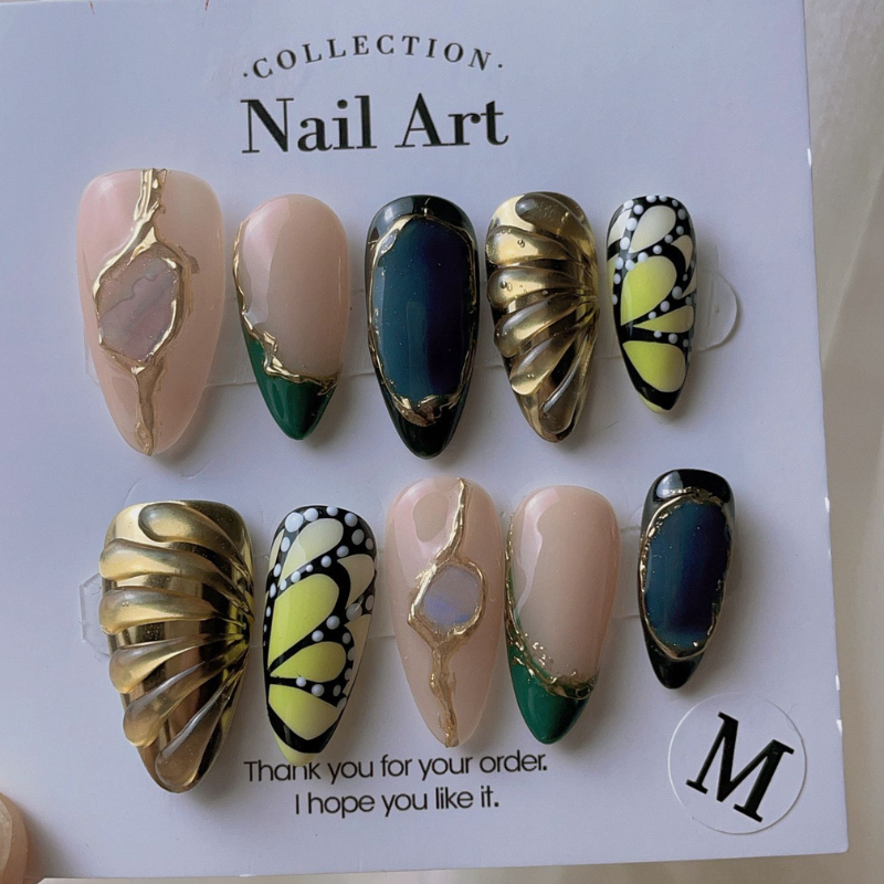 Almond Shape Nails No.186