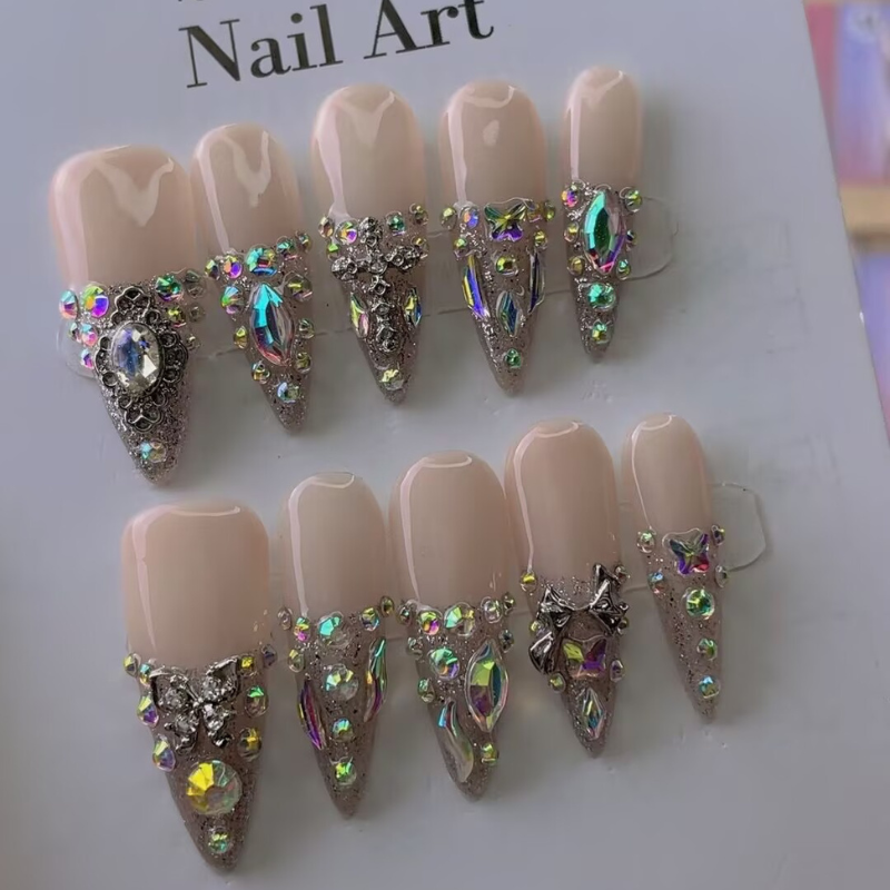 Handmade nails Pointy style 24