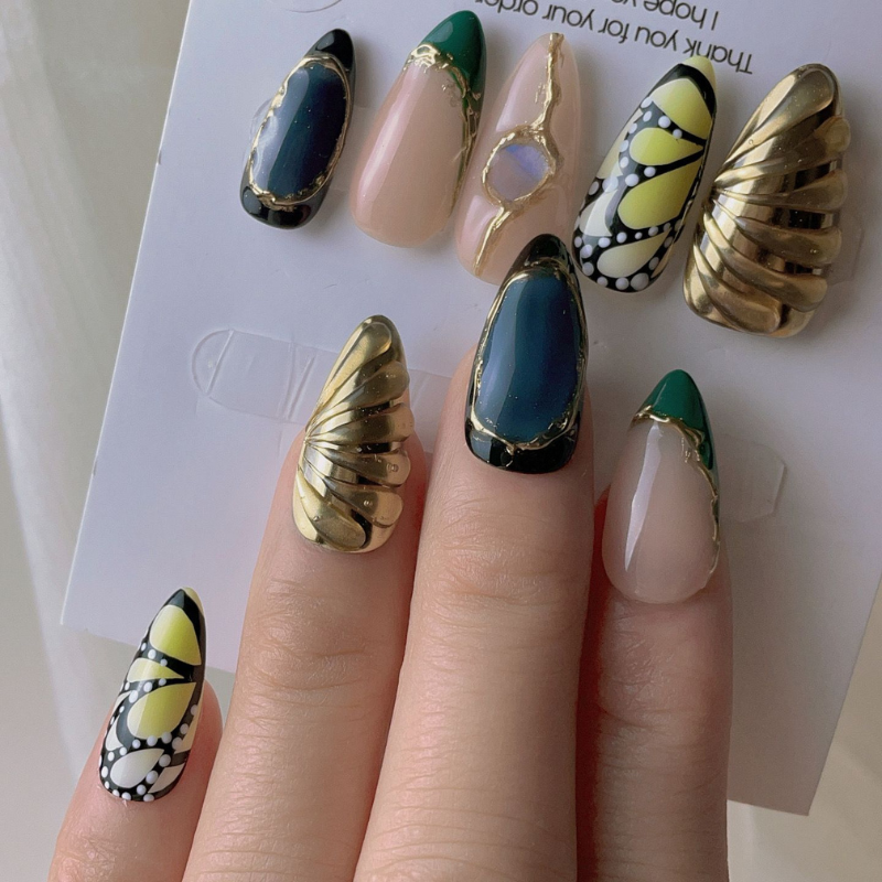 Almond Shape Nails No.186