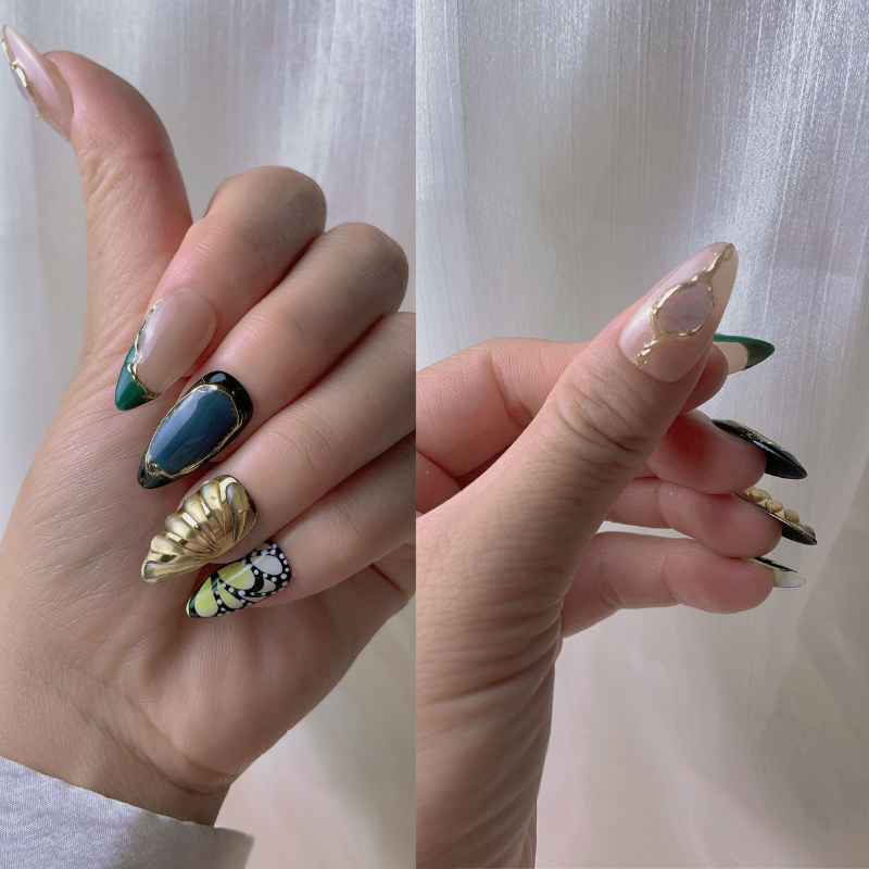 Almond Shape Nails No.186