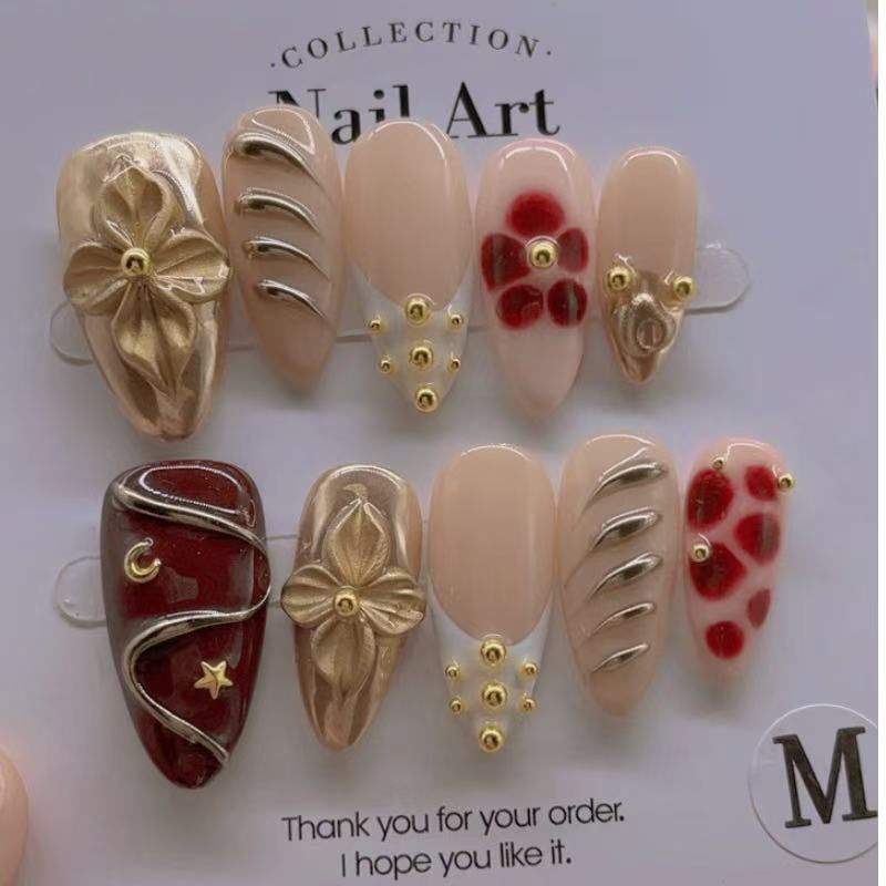 Almond Shape Nails No.123