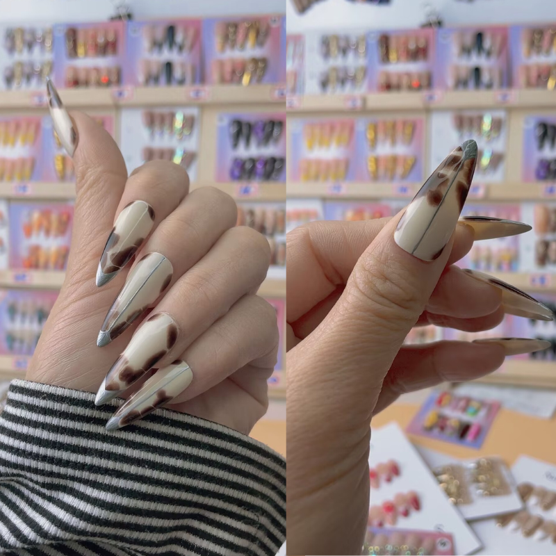 Handmade nails Pointy style 26