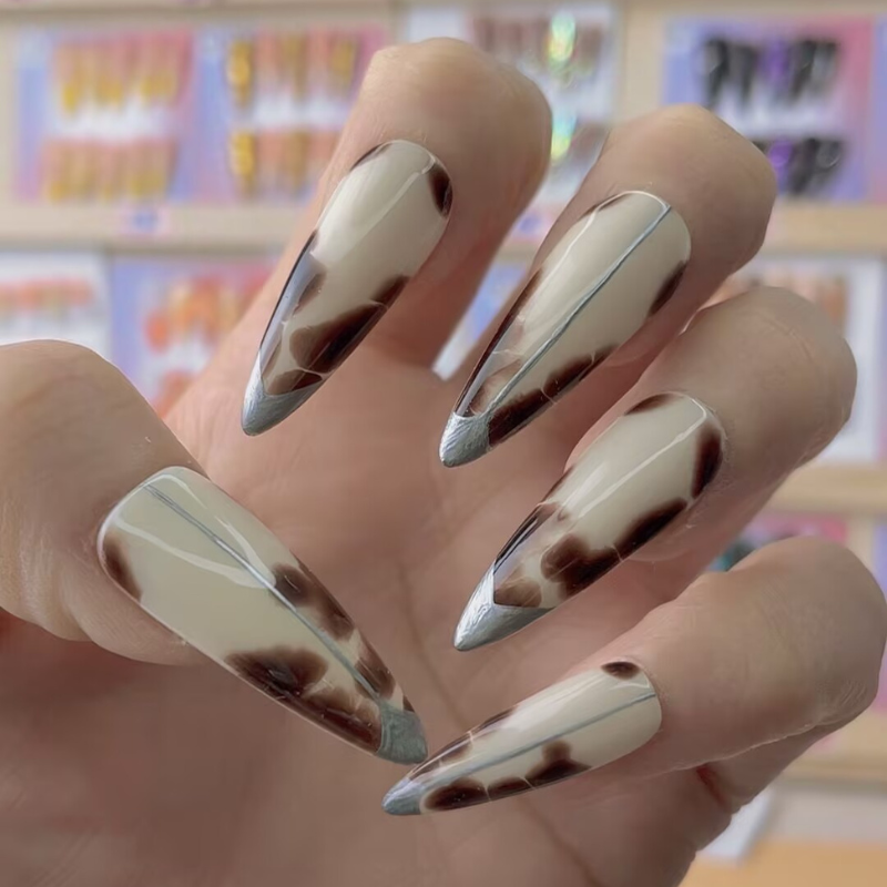 Handmade nails Pointy style 26