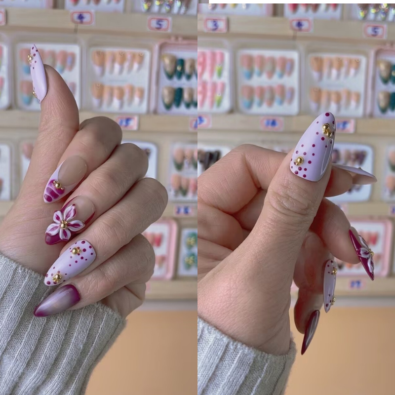 Almond Shape Nails No.136