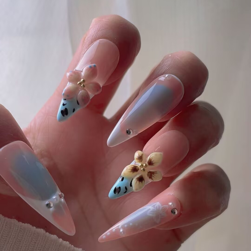 Handmade nails Pointy style 31