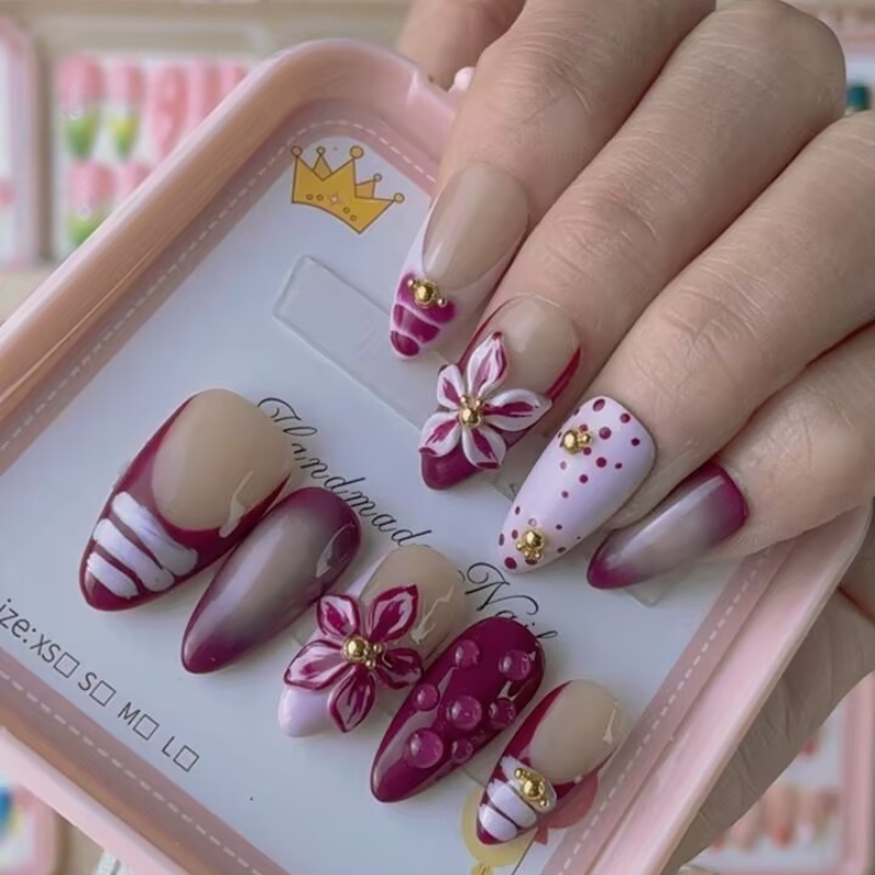 Almond Shape Nails No.136