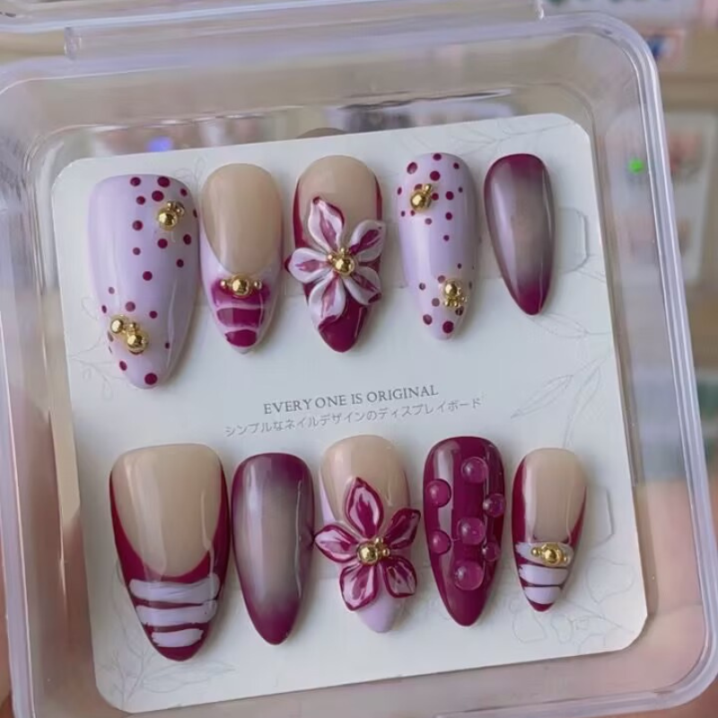 Almond Shape Nails No.136