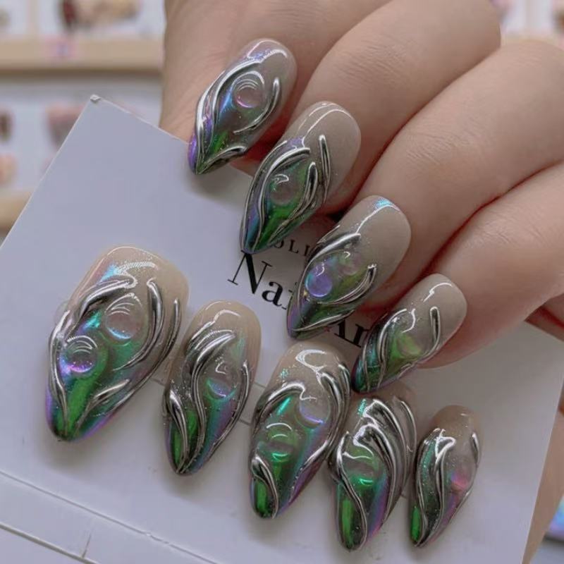 Almond Shape Nails No.120