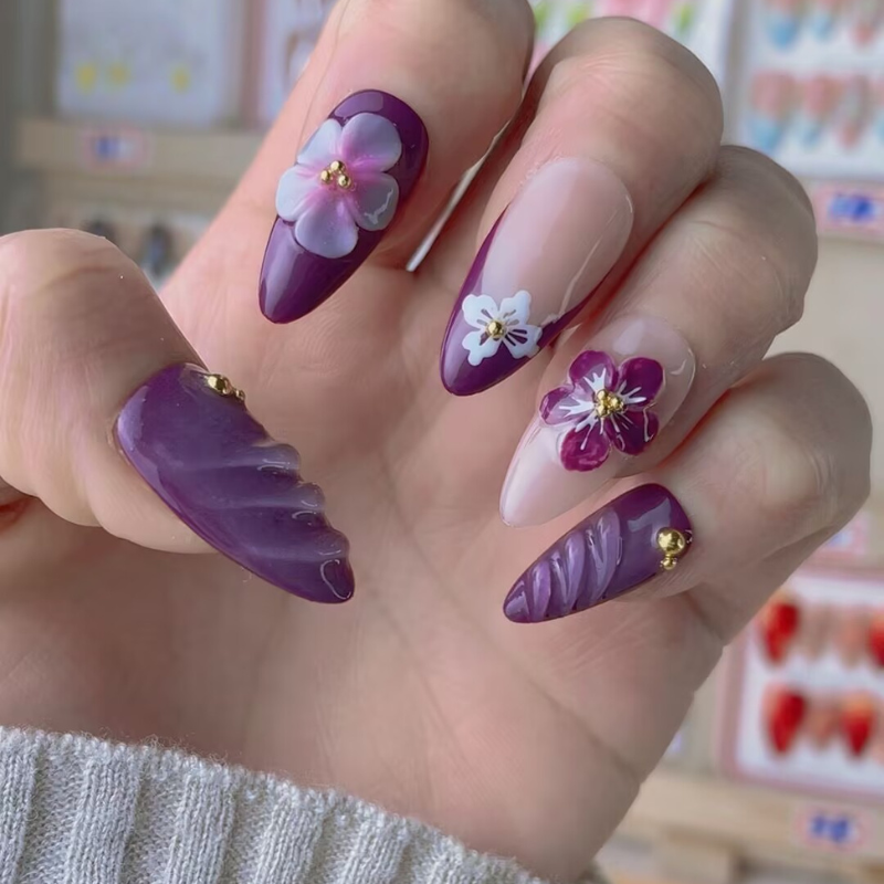 Almond Shape Nails No.138