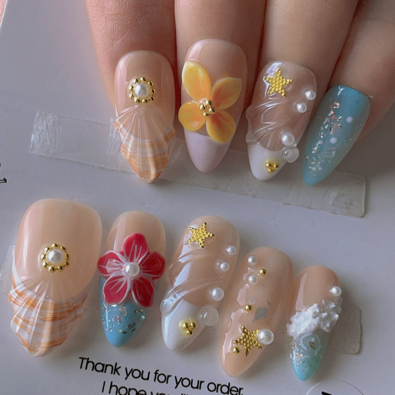 Almond Shape Nails No.188