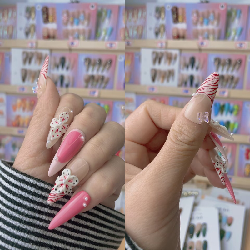 Handmade nails Pointy style 27