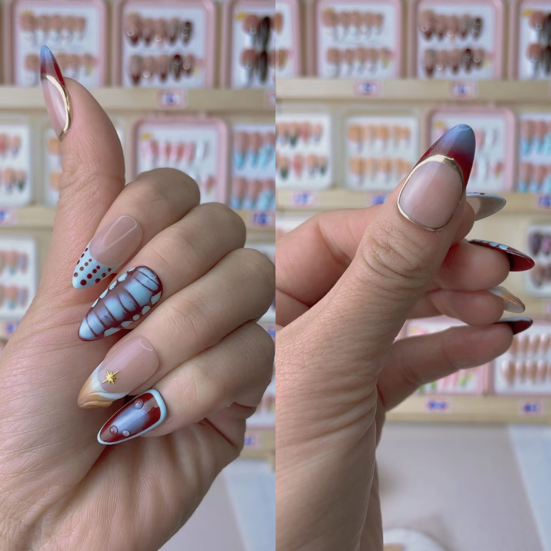 Almond Shape Nails No.145