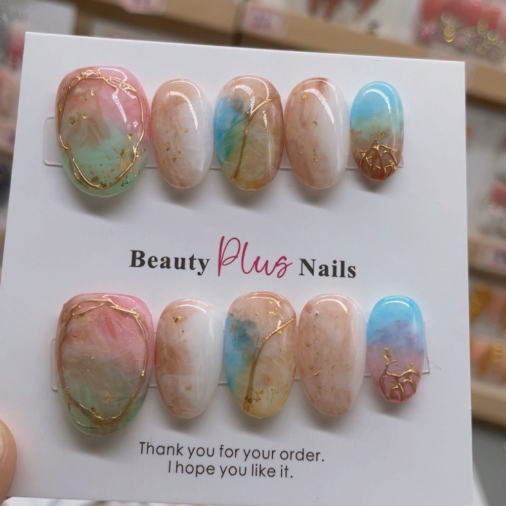 Almond Shape Nails No.74