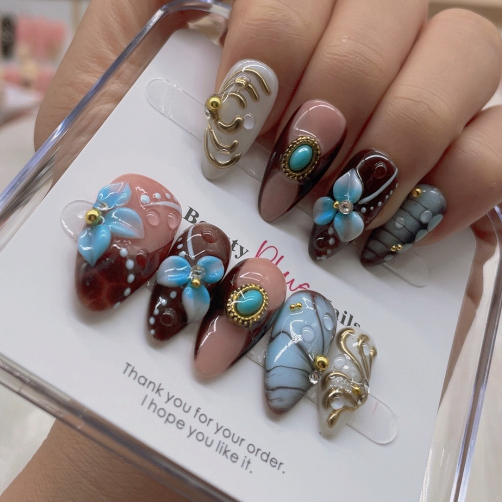 Almond Shape Nails No.124