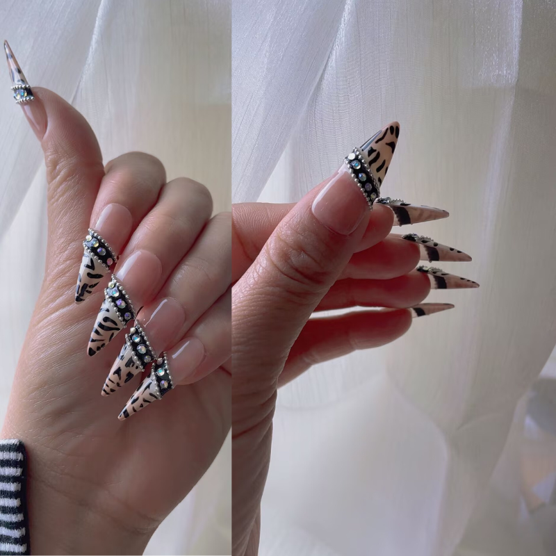 Handmade nails Pointy style 34