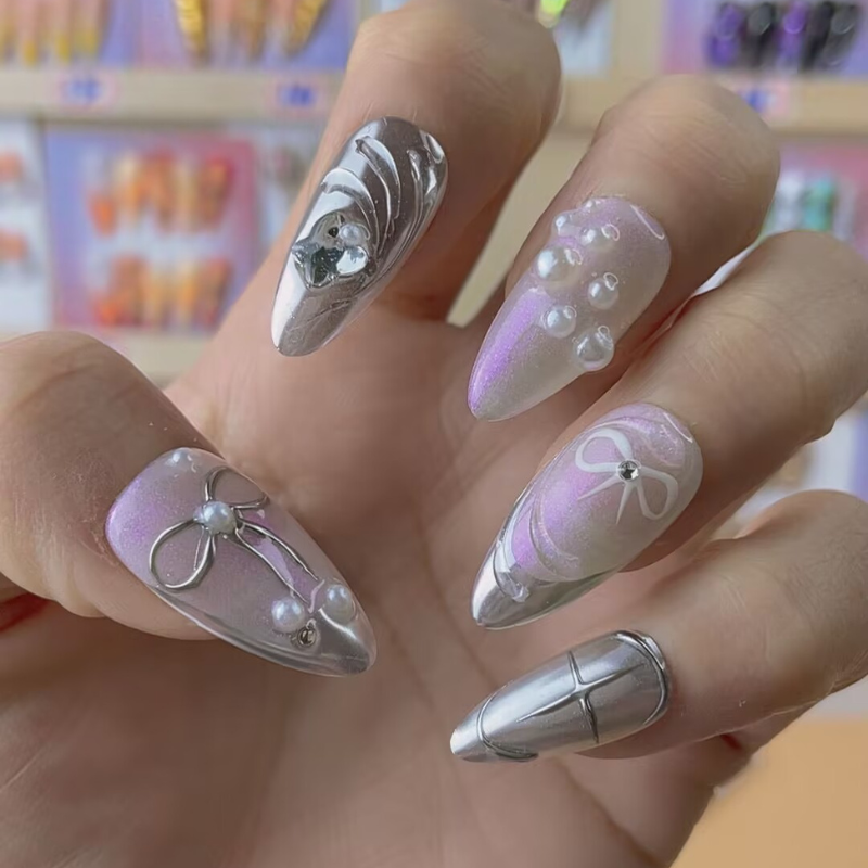 Almond Shape Nails No.154