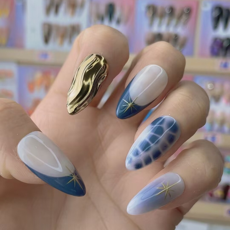 Almond Shape Nails No.173