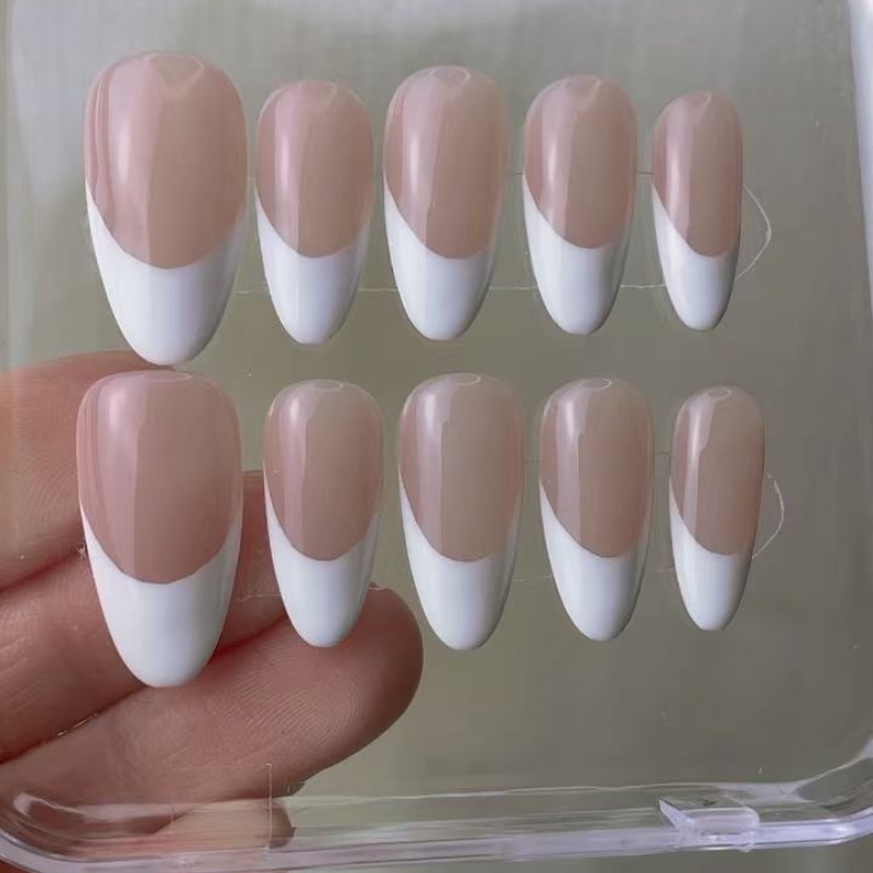 French style press on nails No.89