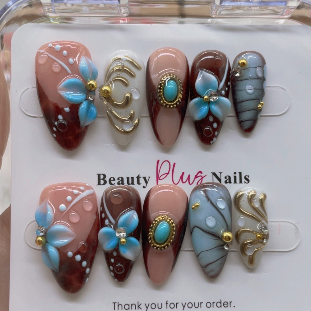 Almond Shape Nails No.124
