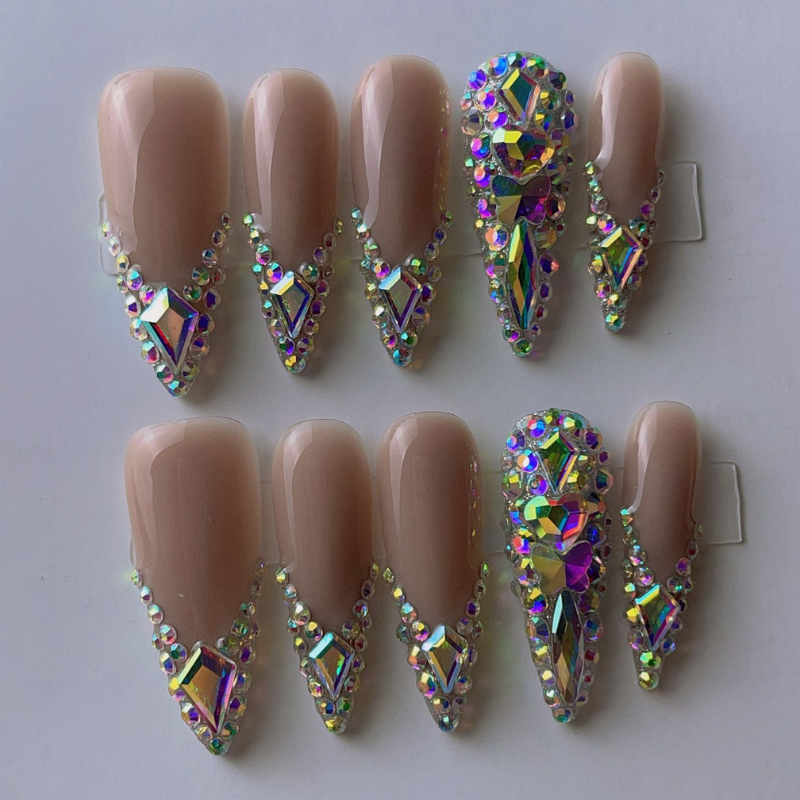 Handmade nails Pointy style 54