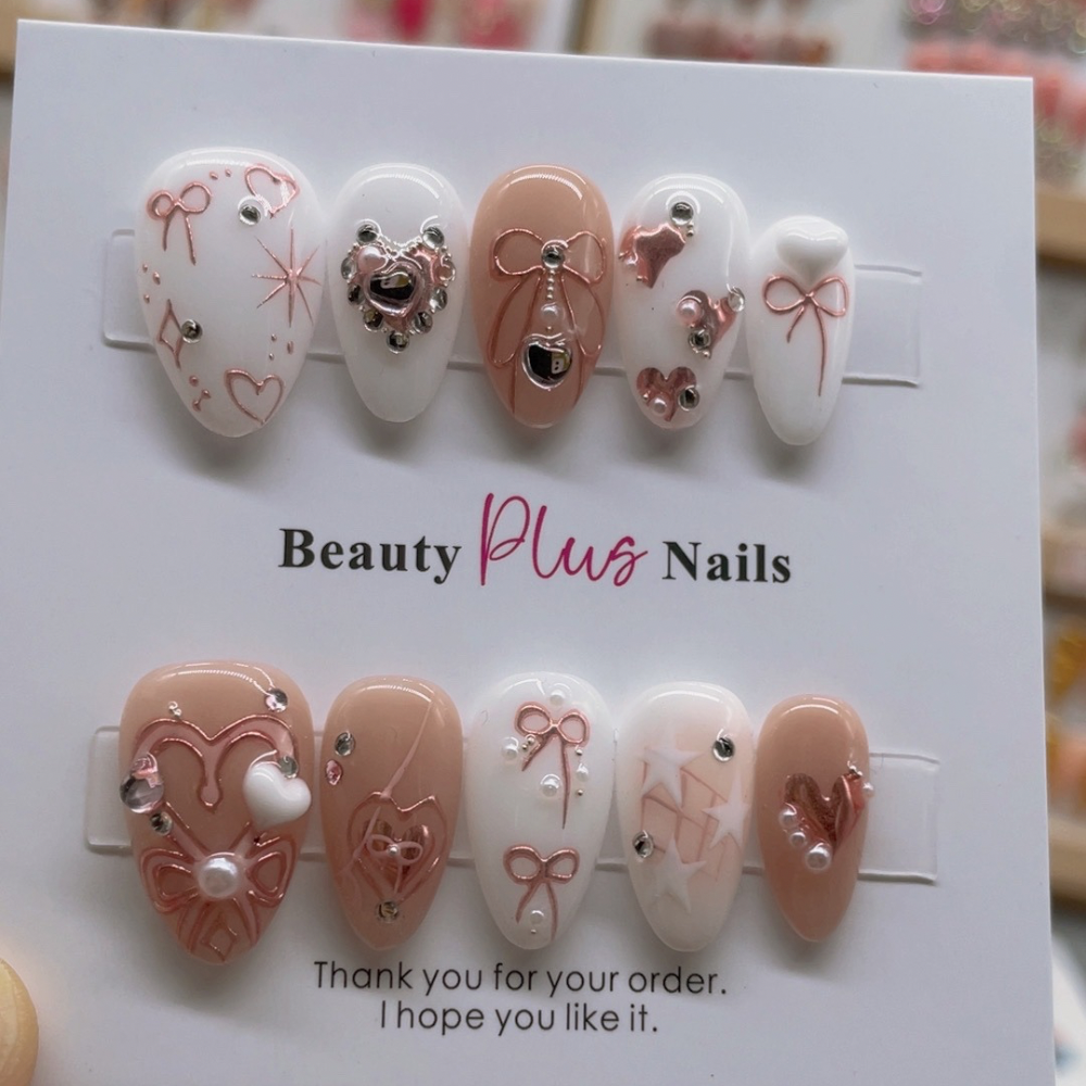 Short style press on nails No.13
