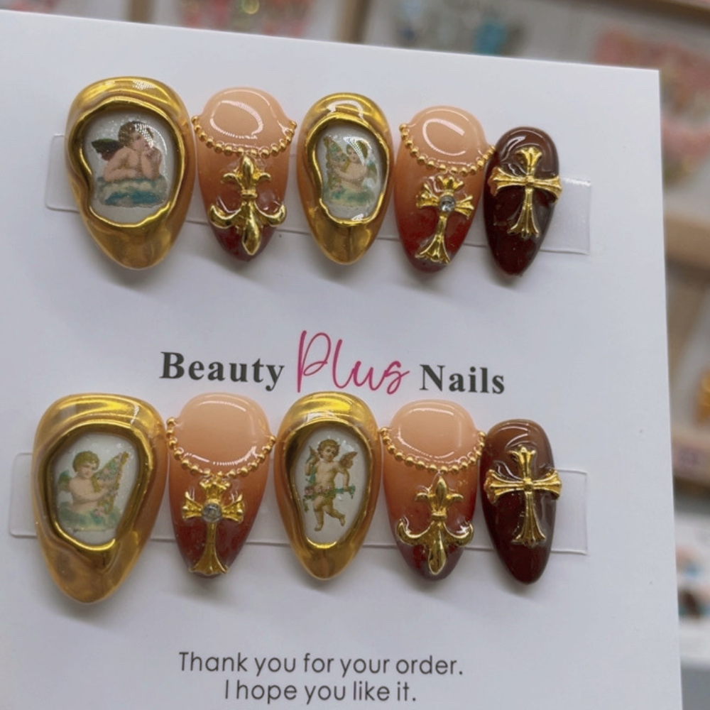 Almond Shape Nails No.76