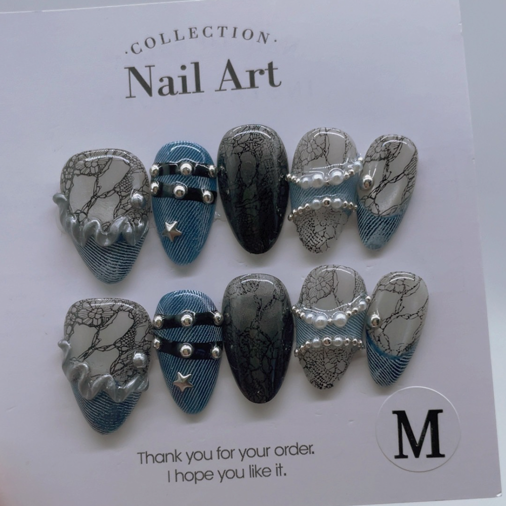Short style nails Live number No.6