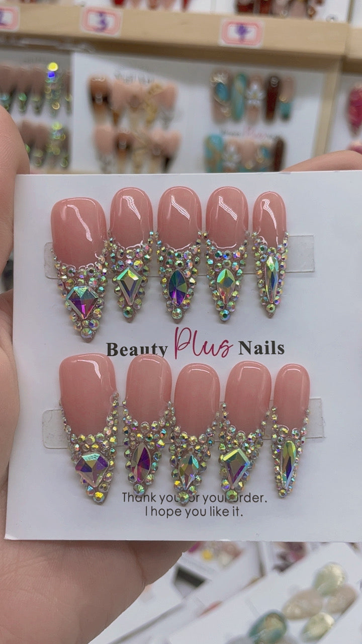 Handmade nails Pointy style 50