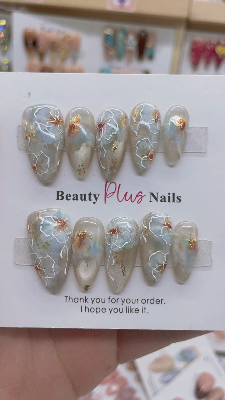 Almond Shape Nails No.156