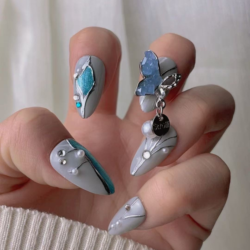 Short Style Press On Nails Live No.15