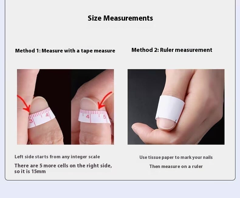 Handmade nails Square Shape Nails 122