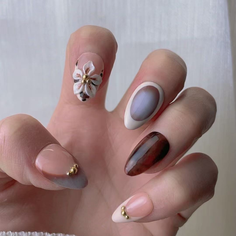 Super Short Style Press On Nails No.3