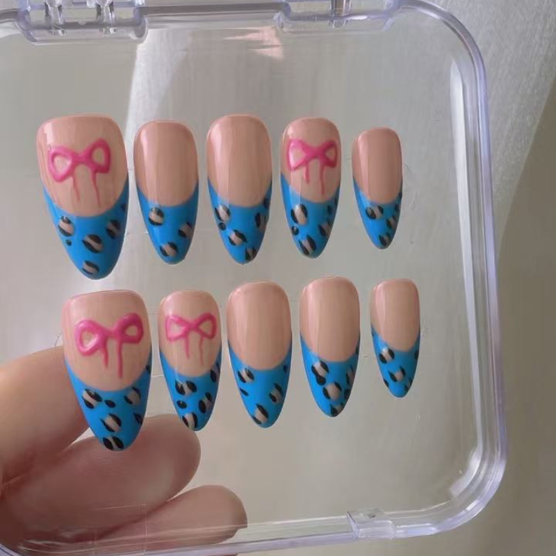 Almond style nails press on nails Live No.4