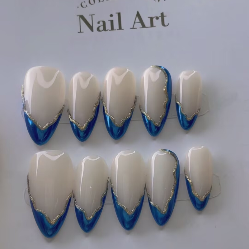 Almond Shape Nails No.166