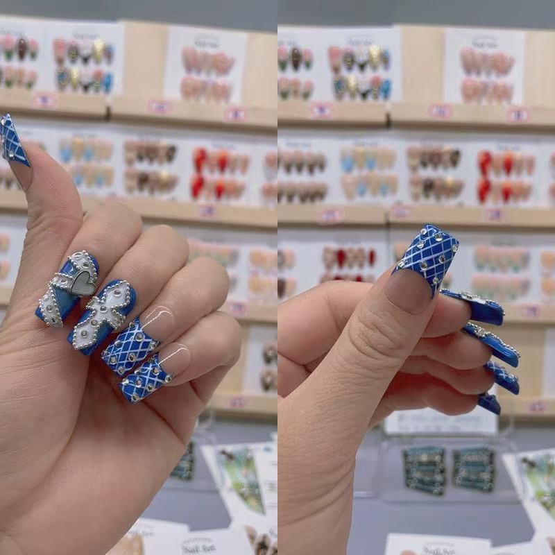 Handmade nails Square Shape Nails 105